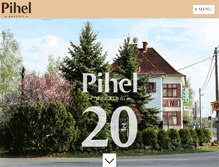 Tablet Screenshot of penzionpihel.cz